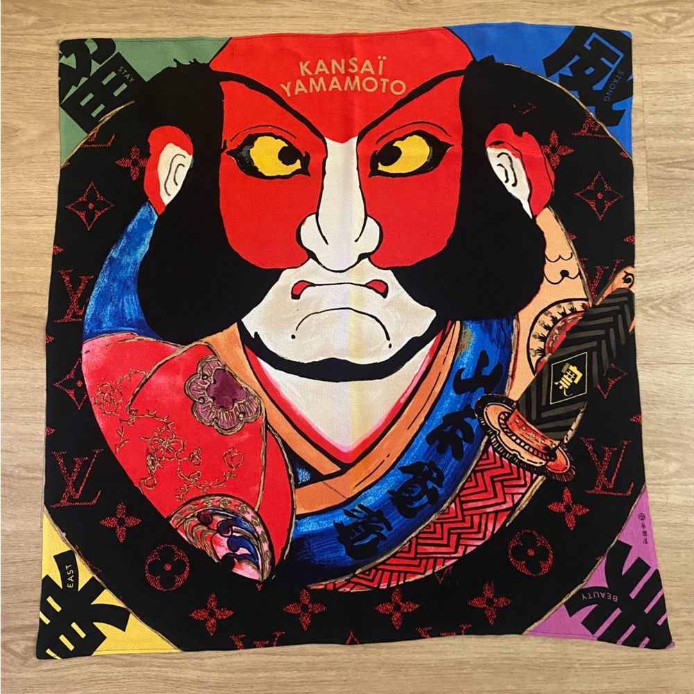 Foulard Louis Vuitton x Kansai Yamamoto État impeccable Scarf
